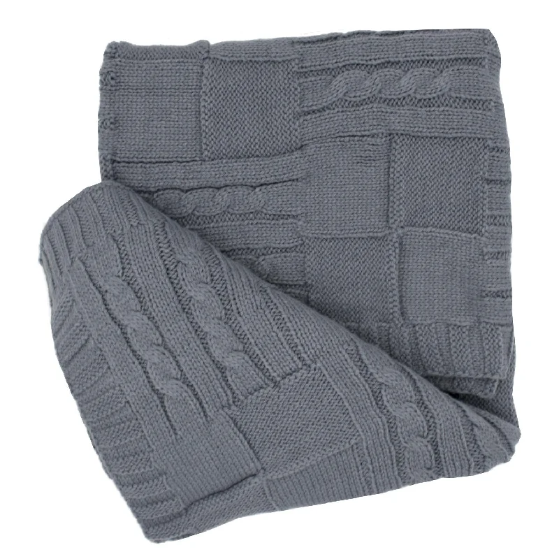 Alpaca wool blankets for a hypoallergenic and warm optionLove to Cuddle Blanket (Charcoal)