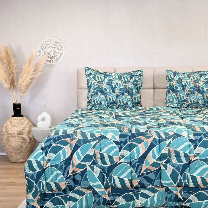 Thermal - regulating duvet covers to keep you warm in winter and cool in summerHappyDuvet Golden Oasis - All season Coverless duvet