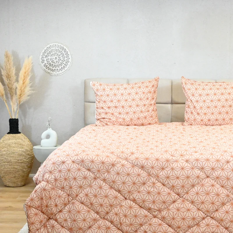 Embroidered duvet covers with intricate needlework for a luxurious touchHappyDuvet Tilted Triangles - All season Coverless duvet