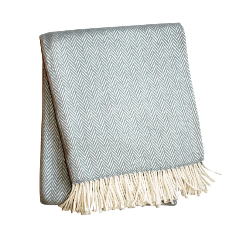 Chenille blankets with a thick and fuzzy textureHerringbone Plush Fringed Throw- Can be Monogrammed