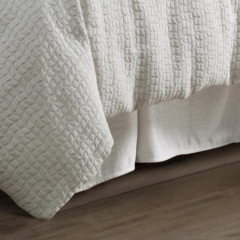 Hiend Accents White 18 inch Drop Bedskirt