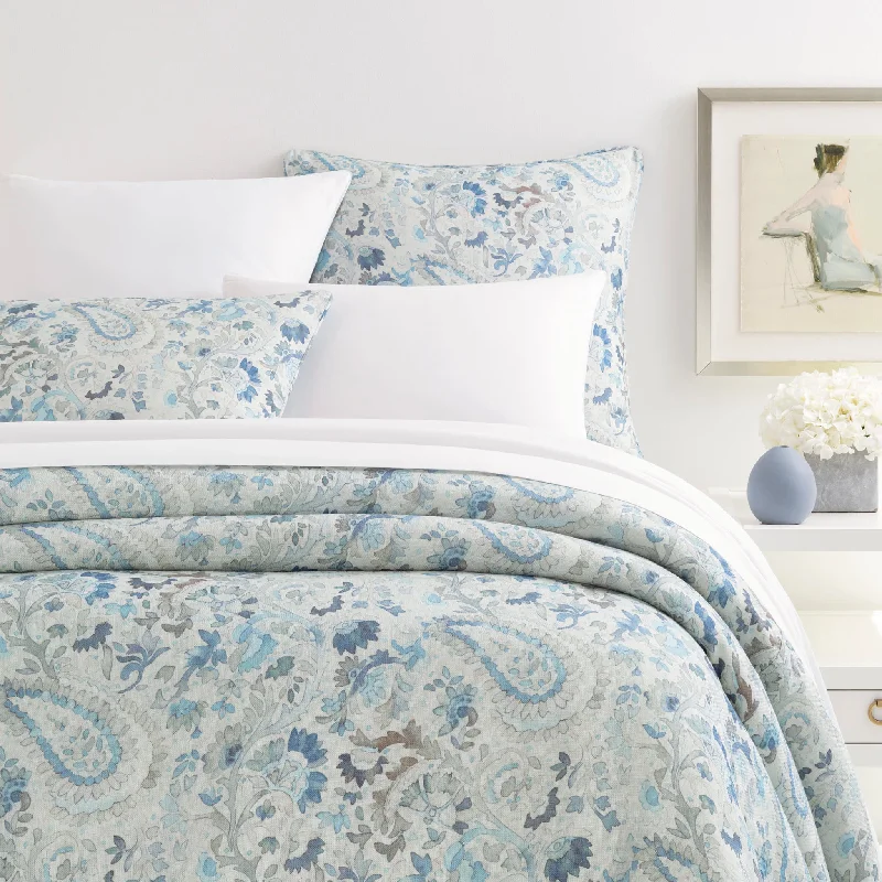 Clearance - priced duvet covers for a great deal on last - season modelsBed duvet covers to enhance the comfort and aesthetics of the bedroomInes Linen Blue Duvet Cover