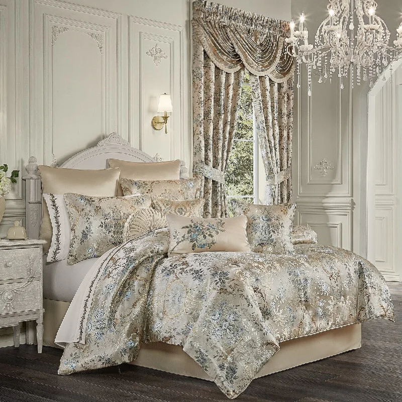 Wool - filled comforters with natural moisture - wicking and temperature - regulating featuresJ. Queen New York Jacqueline Comforter Set Wool - filled comforters with natural moisture - wicking and temperature - regulating featuresJ. Queen New York Jacqueline Comforter Set