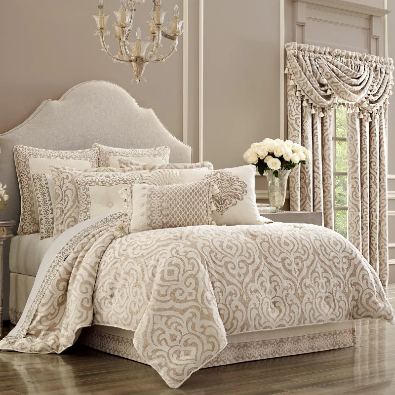 Silk - filled comforters for a luxurious and smooth touchJ. Queen New York Milano Comforter Set Silk - filled comforters for a luxurious and smooth touchJ. Queen New York Milano Comforter Set