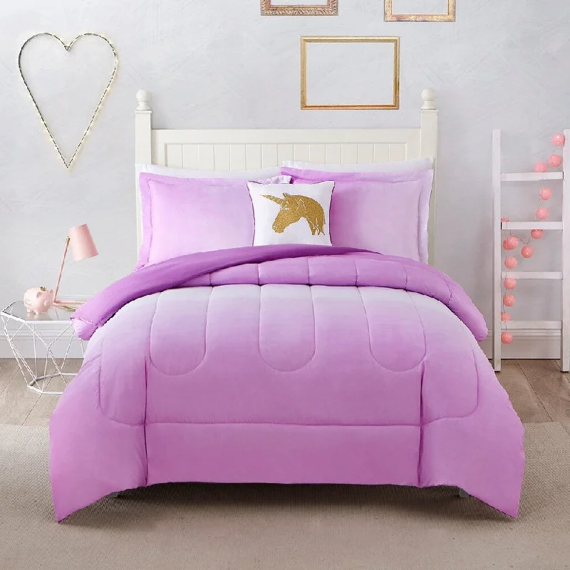 Goose down comforters known for their superior quality and insulationJada Ombre Pink Multi Piece Comforter Set Goose down comforters known for their superior quality and insulationJada Ombre Pink Multi Piece Comforter Set