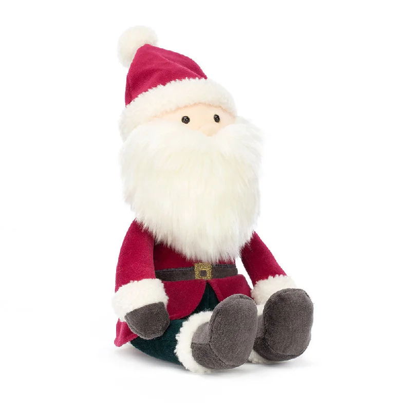 Fleece blankets for a cozy and plush textureJellycat Jolly Santa