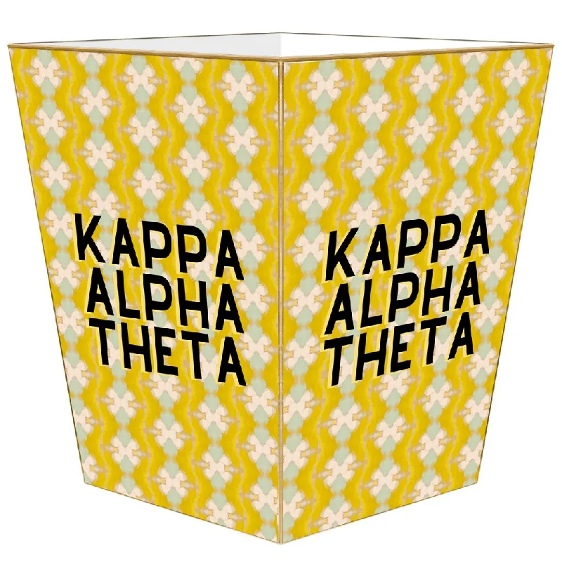 Minimalist - style duvet covers with clean lines and simple designsKappa Alpha Theta Waste Basket