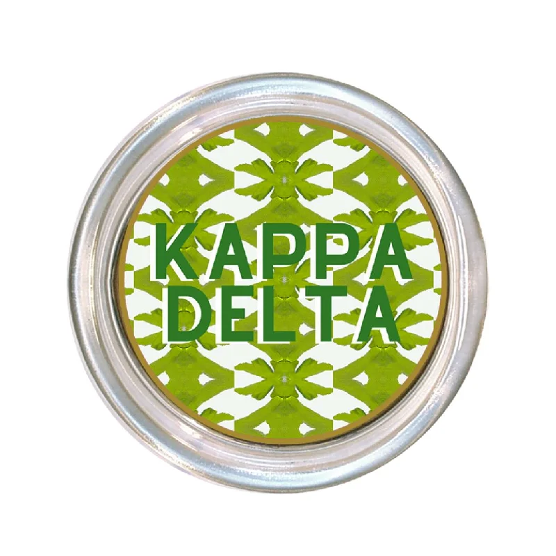 Floral - printed duvet covers for a romantic and feminine touchKappa Delta Large Glass Coaster