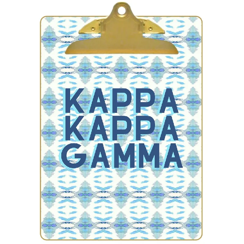 Velvet duvet covers for a plush and cozy lookKappa Kappa Gamma Clipboard