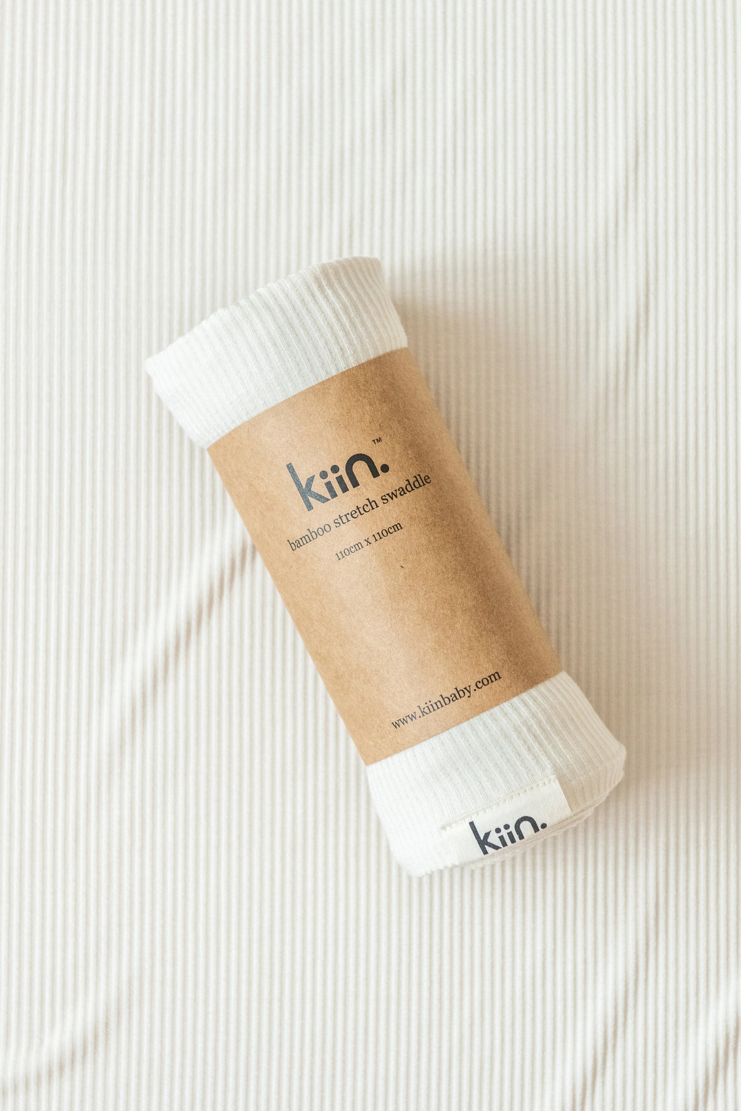 Fleece blankets for a cozy and plush textureKiin Organic Bamboo Stretch Swaddle - Ivory