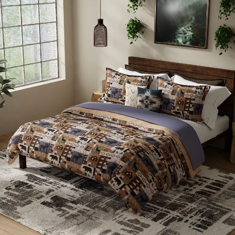 King - size comforters to fit large king - sized beds perfectlyKila 3PC Comforter Set from Your Lifestyle by Donna Sharp King - size comforters to fit large king - sized beds perfectlyKila 3PC Comforter Set from Your Lifestyle by Donna Sharp