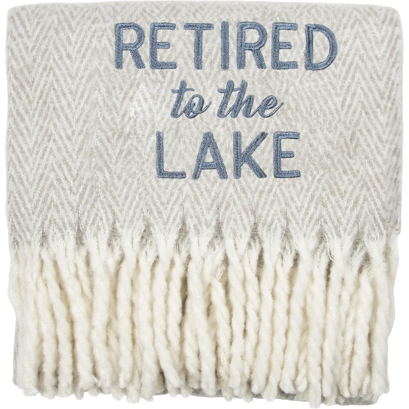 Microfiber blankets that are durable and easy to care forLake 50" x 60" Blanket
