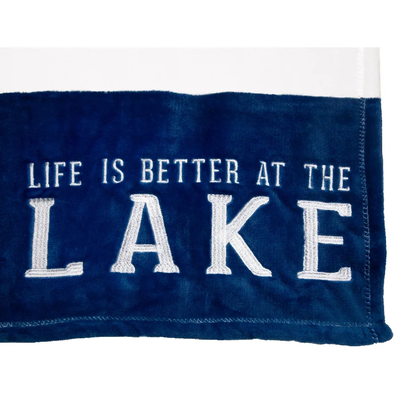 Mohair blankets with a unique sheen and softnessLake 50" x 60" Royal Plush Blanket