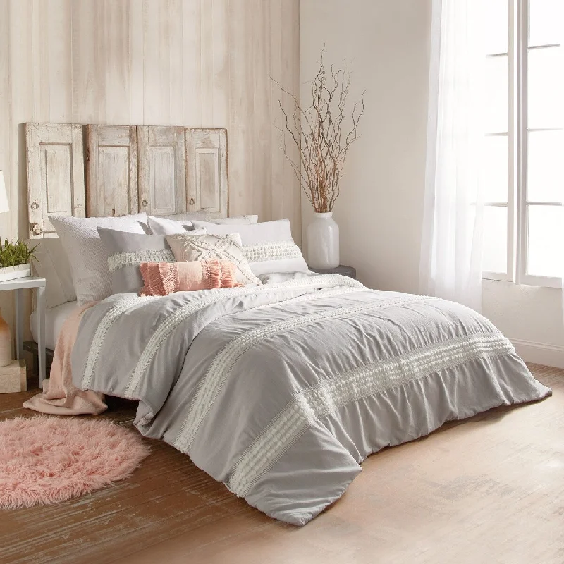 Down - filled comforters for supreme warmth and lightnessMae Tufted Cotton Dot Comforter and Sham Set Down - filled comforters for supreme warmth and lightnessMae Tufted Cotton Dot Comforter and Sham Set
