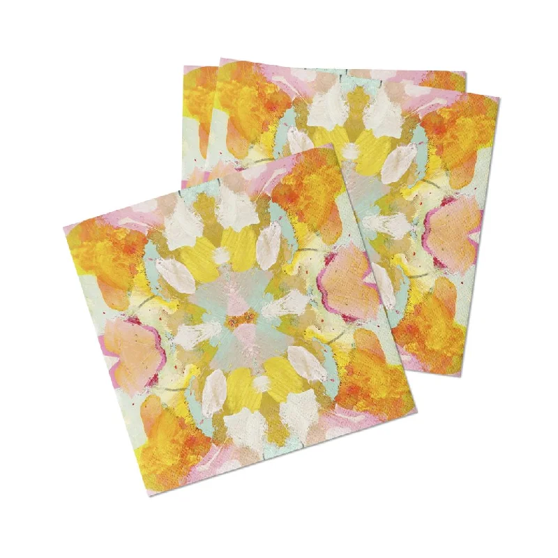 Snap - closure duvet covers for a quick and convenient way to open and closeMarigold Cocktail Napkins
