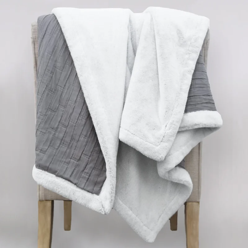 Recycled polyester blankets for an eco - conscious optionDown Linens Matelassé Throw