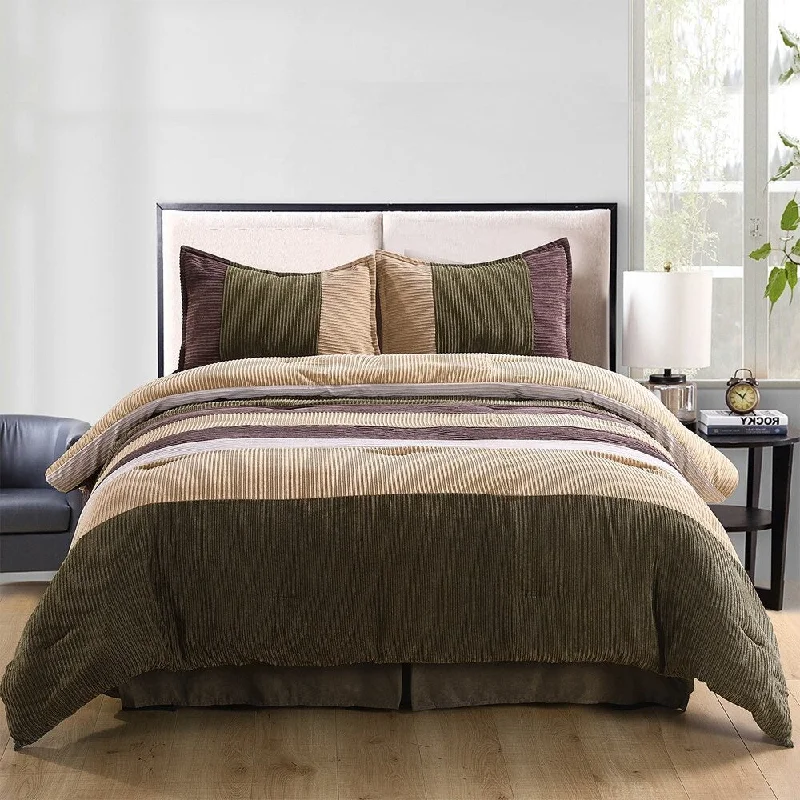 Wool - filled comforters with natural moisture - wicking and temperature - regulating featuresMetric Micro Chenille 7-piece Comforter Set Wool - filled comforters with natural moisture - wicking and temperature - regulating featuresMetric Micro Chenille 7-piece Comforter Set
