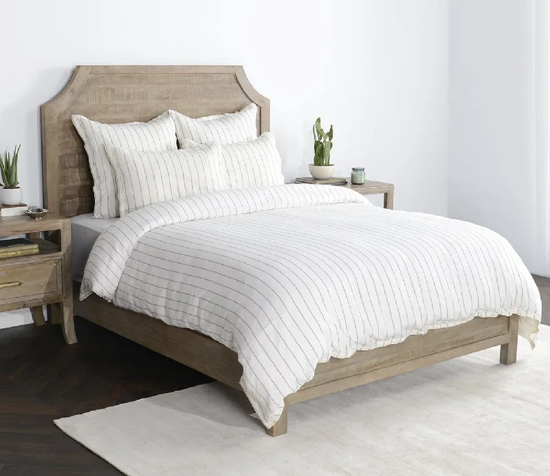 Jersey cotton duvet covers for a stretchy and comfortable fitVilla by Classic Home Monaco Ivory Linen Duvet Cover