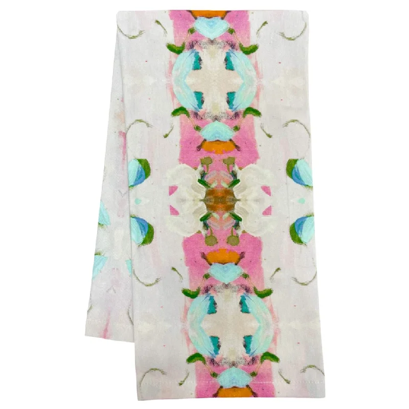 Wrinkle - resistant duvet covers for a neat and tidy lookMonet's Garden Pink Tea Towel