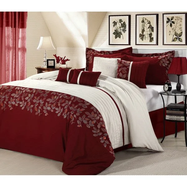 Goose down comforters known for their superior quality and insulationMontana 8-piece Comforter Set