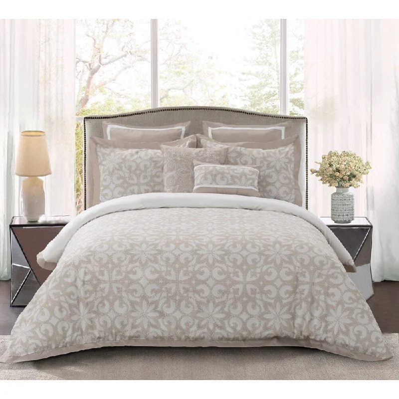 Queen - size comforters for standard queen - sized mattressesMontrose Cotton Comforter Set in Neutral - Natural