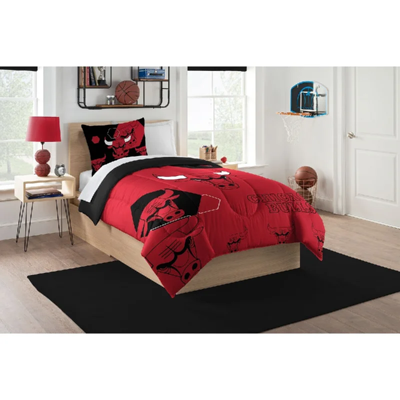 Synthetic - filled comforters like polyester for affordability and hypoallergenic propertiesNBA 862 Bulls Hexagon Twin Comforter Set Synthetic - filled comforters like polyester for affordability and hypoallergenic propertiesNBA 862 Bulls Hexagon Twin Comforter Set