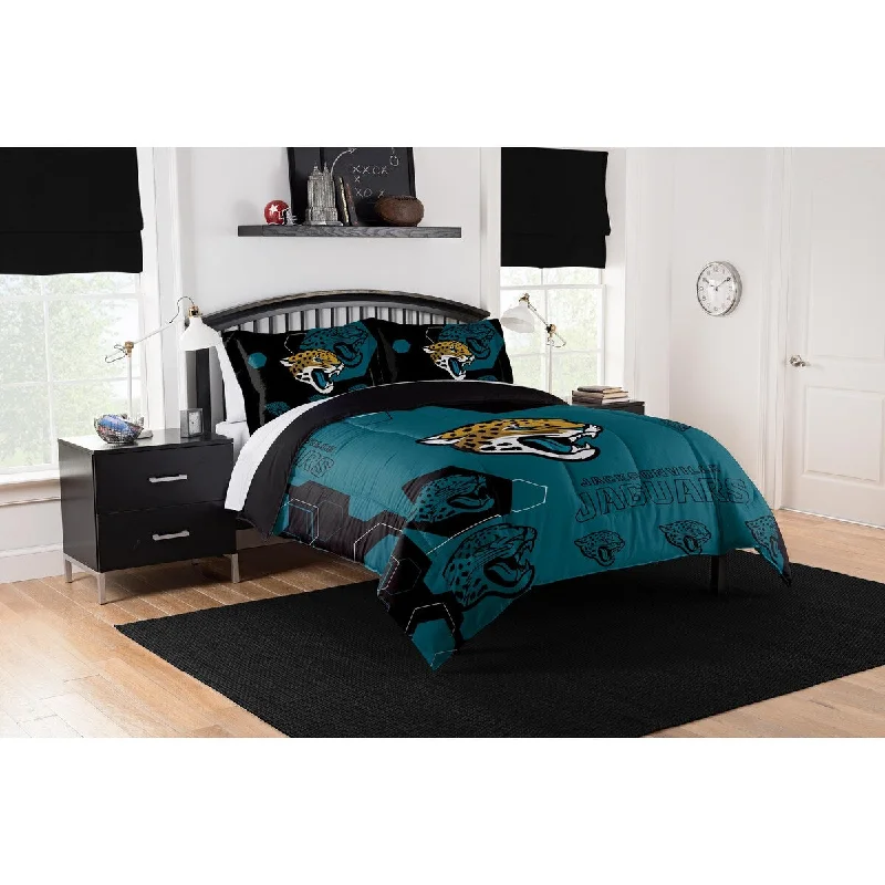 Bamboo - fiber - filled comforters with antibacterial and breathable qualitiesNFL 849 Jaguars Hexagon F/Q Comforter Set Bamboo - fiber - filled comforters with antibacterial and breathable qualitiesNFL 849 Jaguars Hexagon F/Q Comforter Set