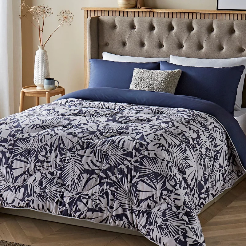 Hypoallergenic duvet covers for allergy - prone individualsNight Lark® Winter Palms Coverless Duvet Set