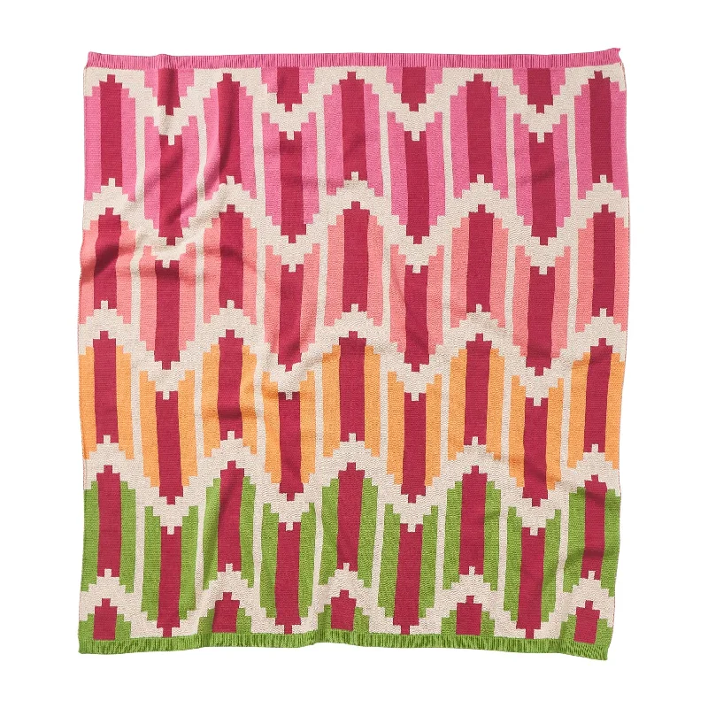 Linen blankets with a rustic and textured lookNisha Blanket