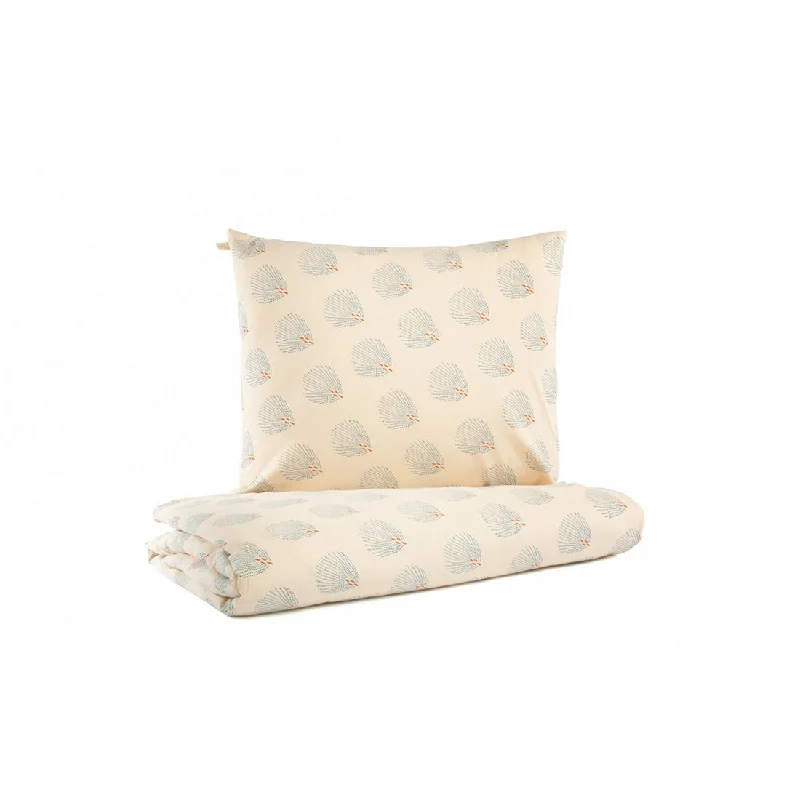 Allergy - friendly duvet covers for bedrooms with sensitive air qualitynobodinoz Duvet Cover Himalaya BB Blue Gatsby/Cream