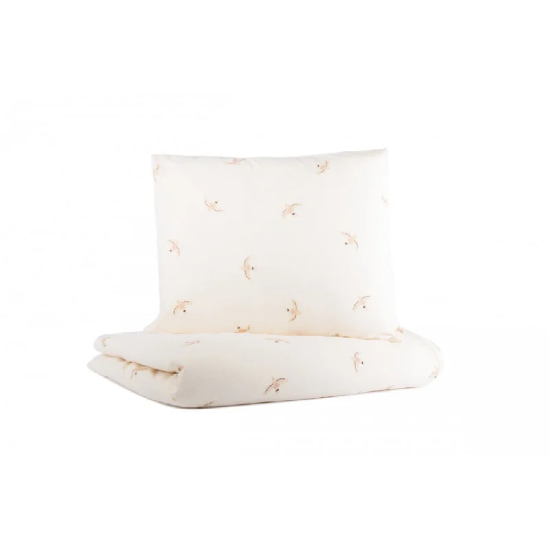 Ombre - colored duvet covers with a gradient effect for a trendy and unique stylenobodinoz Duvet Cover Himalaya BB Nude Haiku Birds Natural