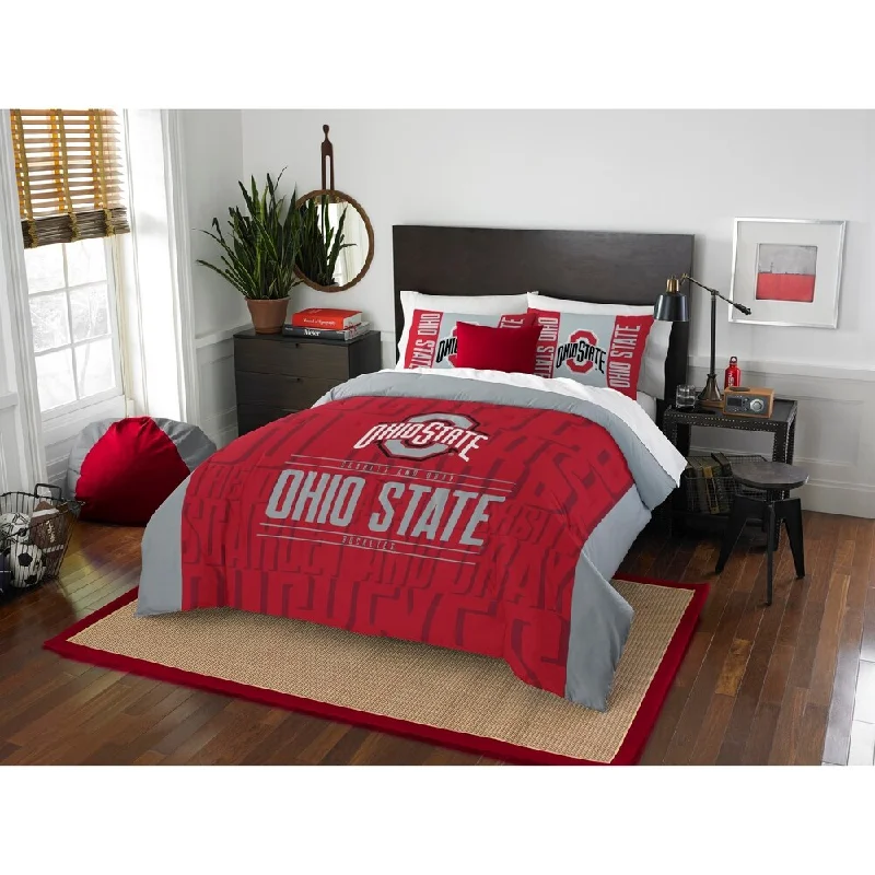 Duck down comforters with a softer feel and good warmth retentionOhio State King Comforter Set Duck down comforters with a softer feel and good warmth retentionOhio State King Comforter Set