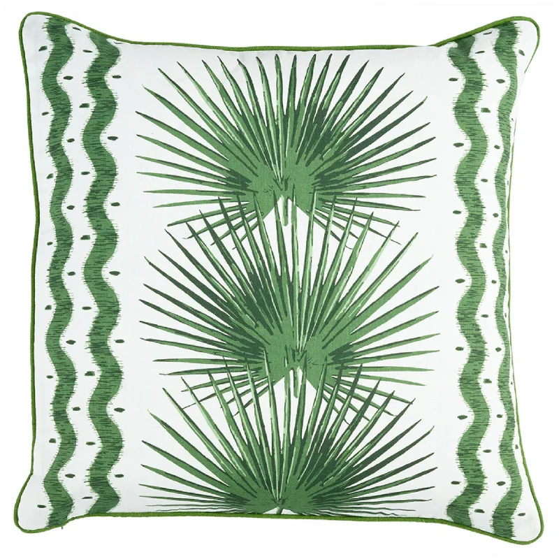 Queen - size blankets for standard - sized bedsPalmette Forest Decorative Throw Pillow