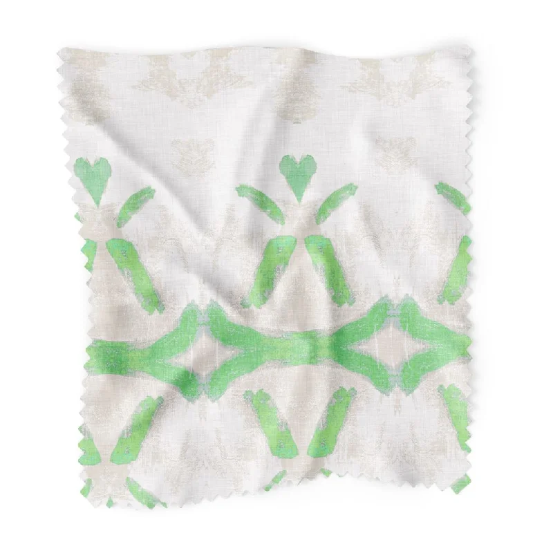 Embroidered duvet covers with intricate needlework for a luxurious touchParisian Green Fabric by the Yard