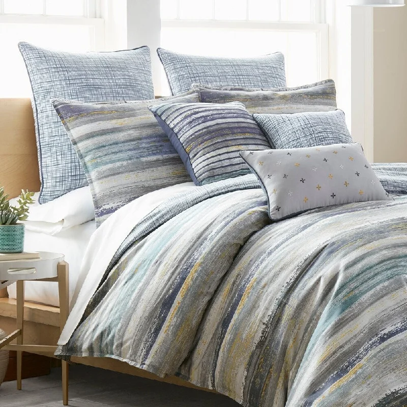 Silk - filled comforters for a luxurious and smooth touchPorch & Den Braga Cotton 3-piece Reversible Comforter Set Silk - filled comforters for a luxurious and smooth touchPorch & Den Braga Cotton 3-piece Reversible Comforter Set