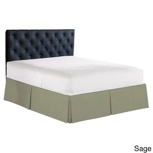 Porch & Den Perrine Pleated 14-inch Drop Bed Skirt