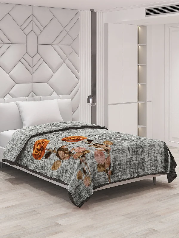 Wool blankets with natural warmth and insulationPrinted Single Bed Blanket for Mild Winter -1 Ply