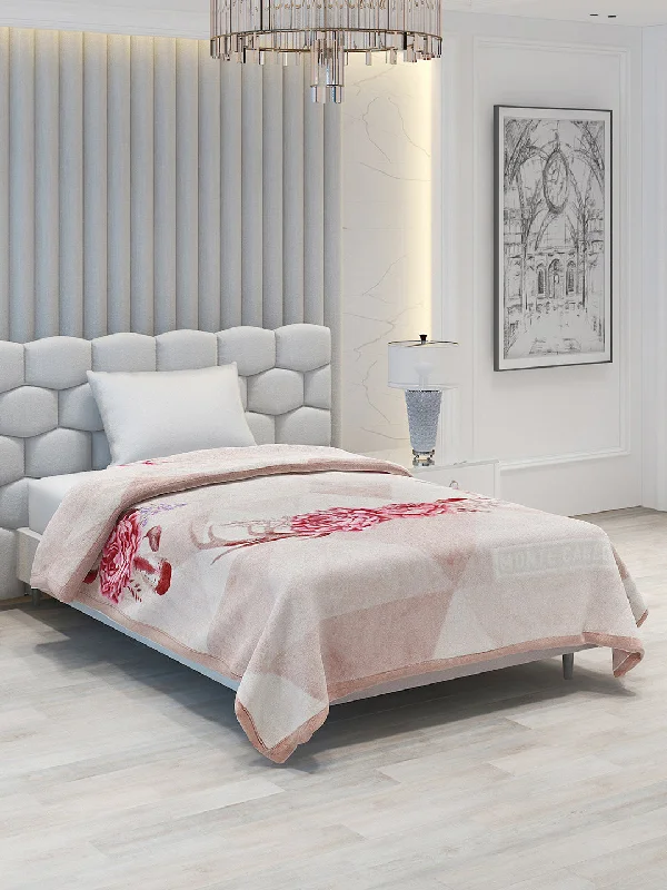 Acrylic blankets for a soft and affordable alternativePrinted Single Bed Blanket for Mild Winter -2 Ply