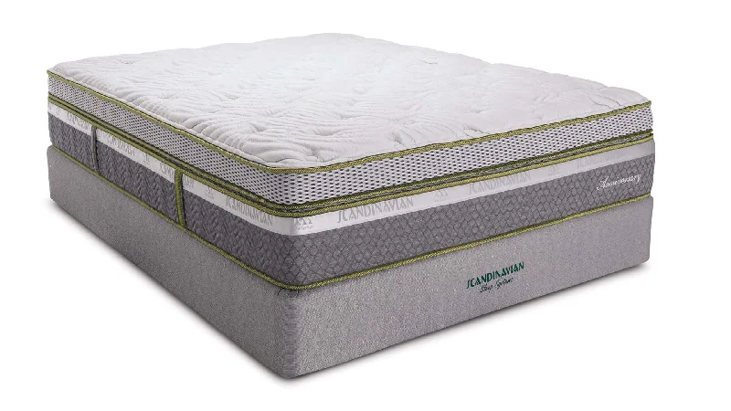 Queen Southerland Scandinavian Collection Anniversary Cushion Firm Box Top 14" Floor Model Clearance Mattress