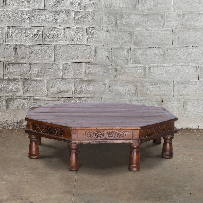 Bamboo - derived duvet covers with antibacterial and moisture - wicking propertiesRound Wooden Carved Bajot
