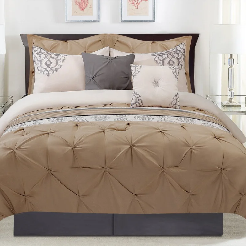 King - size comforters to fit large king - sized beds perfectlySarasa 8 Piece Comforter Set King - size comforters to fit large king - sized beds perfectlySarasa 8 Piece Comforter Set