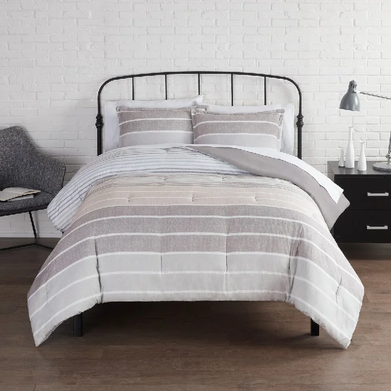 Goose down comforters known for their superior quality and insulationSerta Simply Clean Conrad Variegated Stripe Antimicrobial Comforter Set Goose down comforters known for their superior quality and insulationSerta Simply Clean Conrad Variegated Stripe Antimicrobial Comforter Set