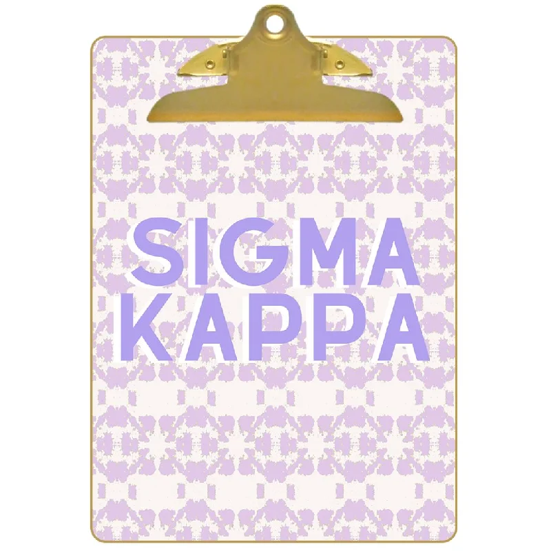 Minimalist - style duvet covers with clean lines and simple designsSigma Kappa Clipboard