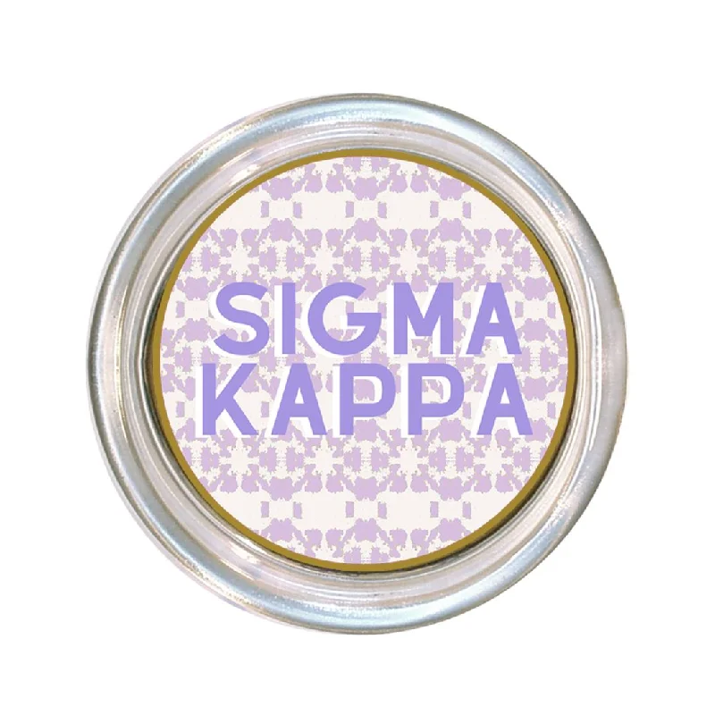 Patchwork duvet covers with a variety of fabric pieces sewn together for a rustic charmSigma Kappa Large Glass Coaster