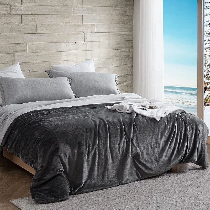 Cotton - filled comforters for a breathable and natural sleep experienceSome Like it Hot - Some Like it Cold - Coma Inducer® Oversized Comforter Set - Cooling Gray Cotton - filled comforters for a breathable and natural sleep experienceSome Like it Hot - Some Like it Cold - Coma Inducer® Oversized Comforter Set - Cooling Gray