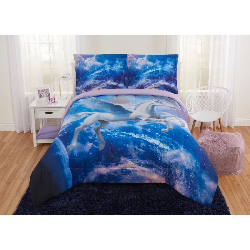Microfiber - filled comforters that are lightweight and easy to care forSpace Unicorn Microfiber - filled comforters that are lightweight and easy to care forSpace Unicorn