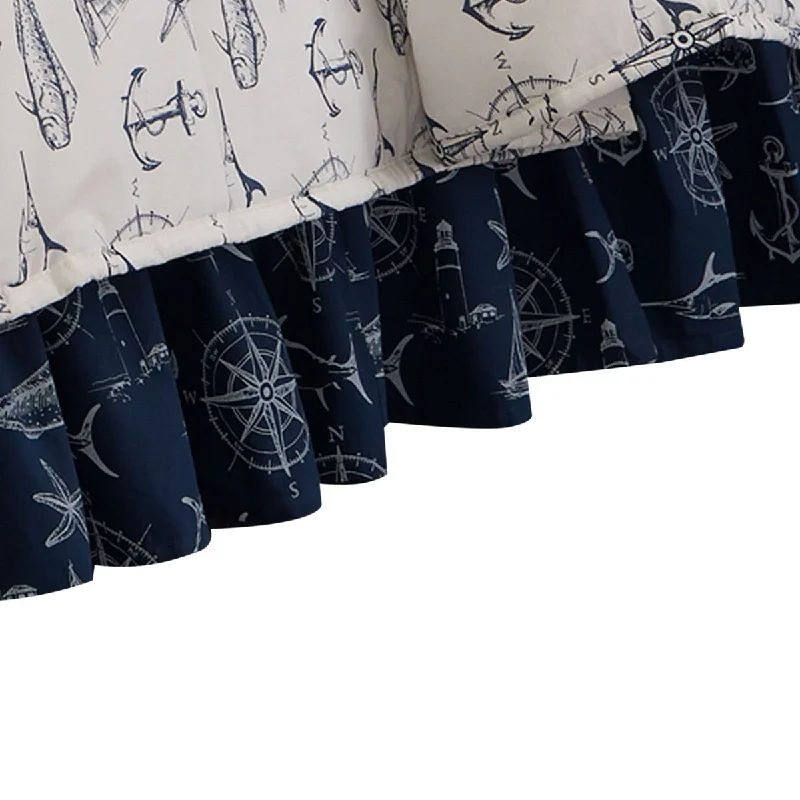 Split P Captain Quarters Queen Bedskirt