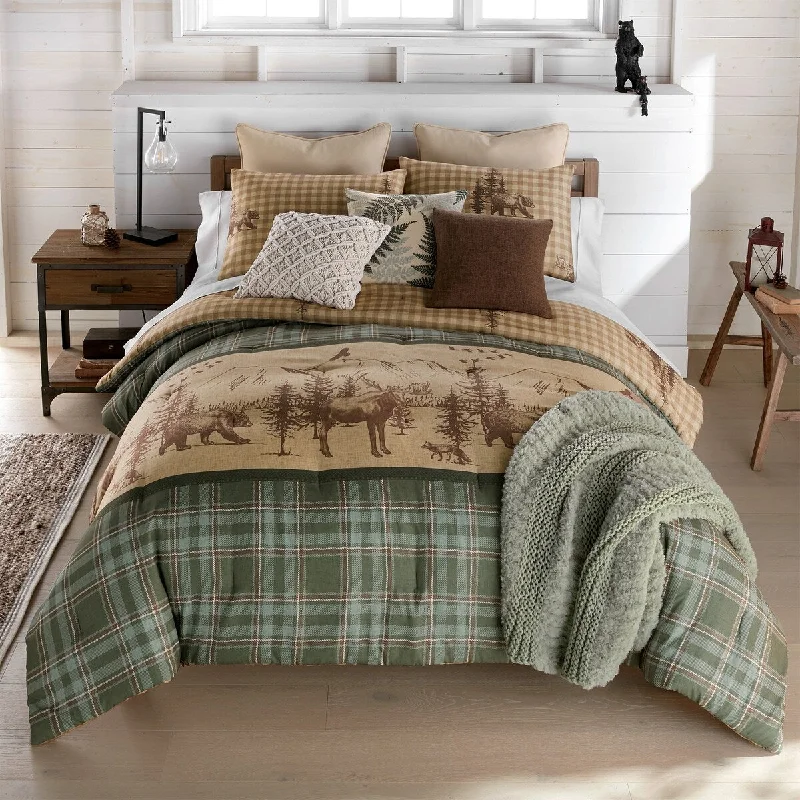 King - size comforters to fit large king - sized beds perfectlySpruce Trail 3 PC Comforter Set from Your Lifestyle by Donna Sharp King - size comforters to fit large king - sized beds perfectlySpruce Trail 3 PC Comforter Set from Your Lifestyle by Donna Sharp