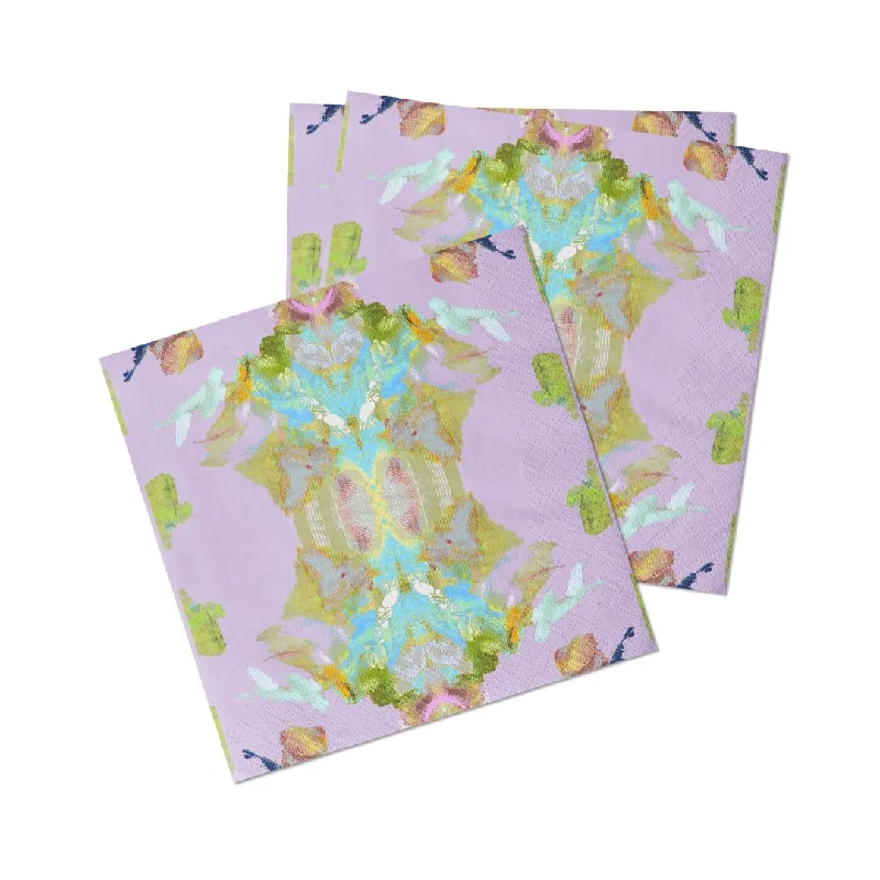 Twin - size duvet covers ideal for single beds in kids' rooms or dormitoriesStained Glass Lavender Cocktail Napkins
