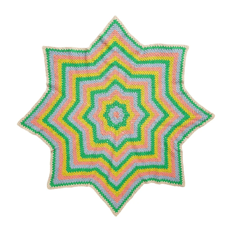 Cotton blankets for breathability and a lightweight feelStella Crochet Blanket